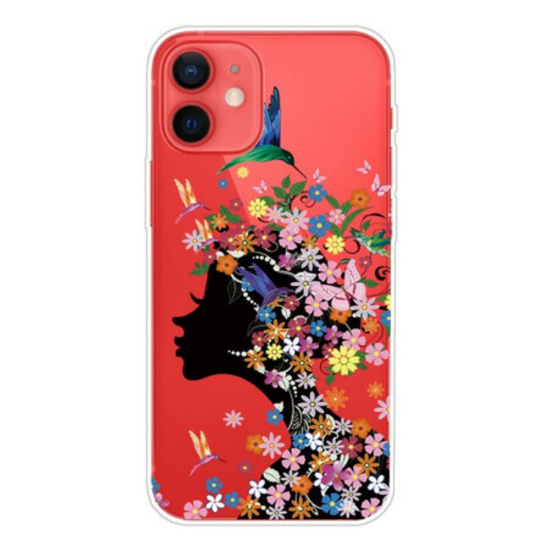 Cover iPhone 13 Mini Smukt Blomsterhoved