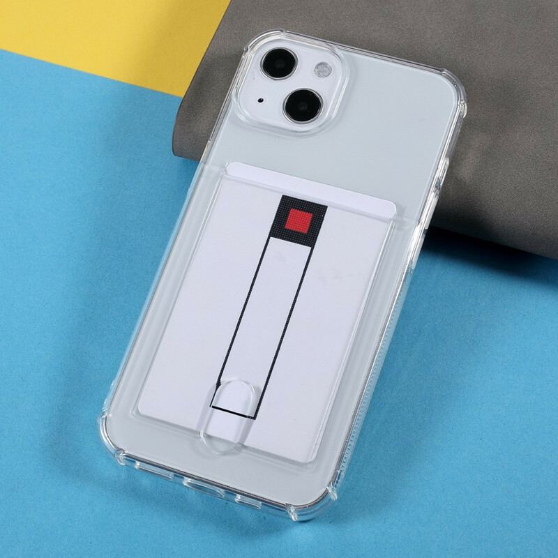 Cover iPhone 13 Mini Transparent Farvekortholder