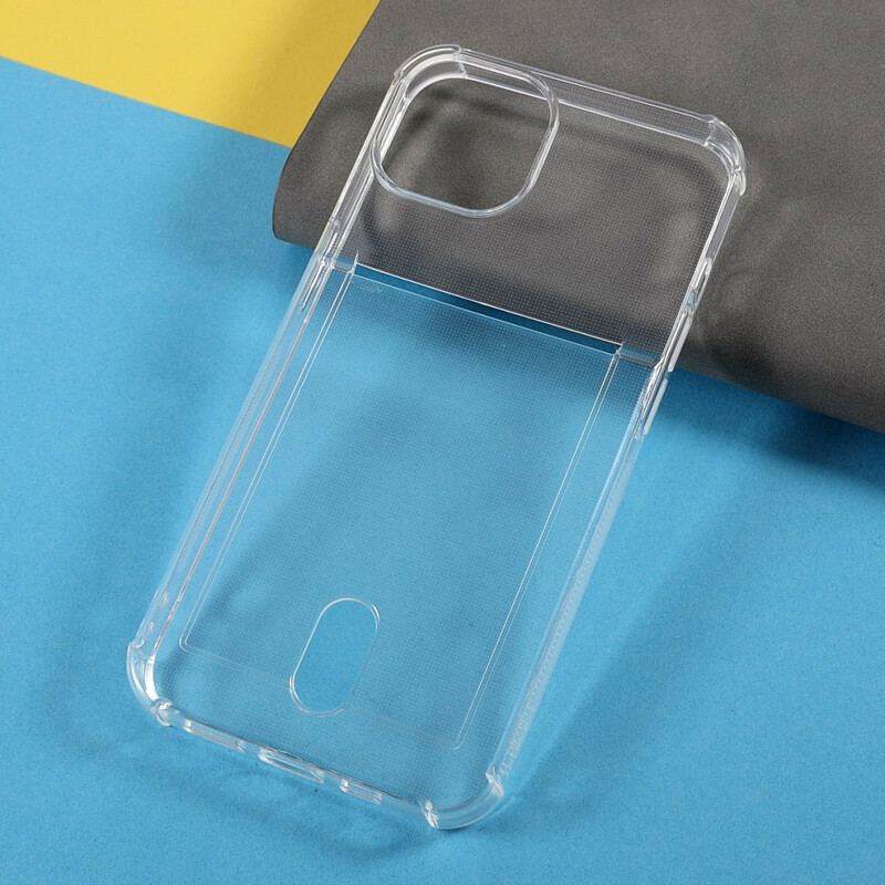 Cover iPhone 13 Mini Transparent Farvekortholder