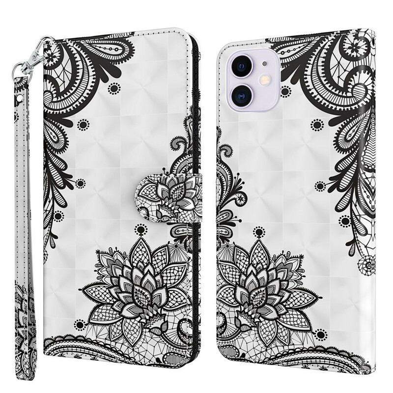 Flip Cover iPhone 13 Mini Blonder Blomster