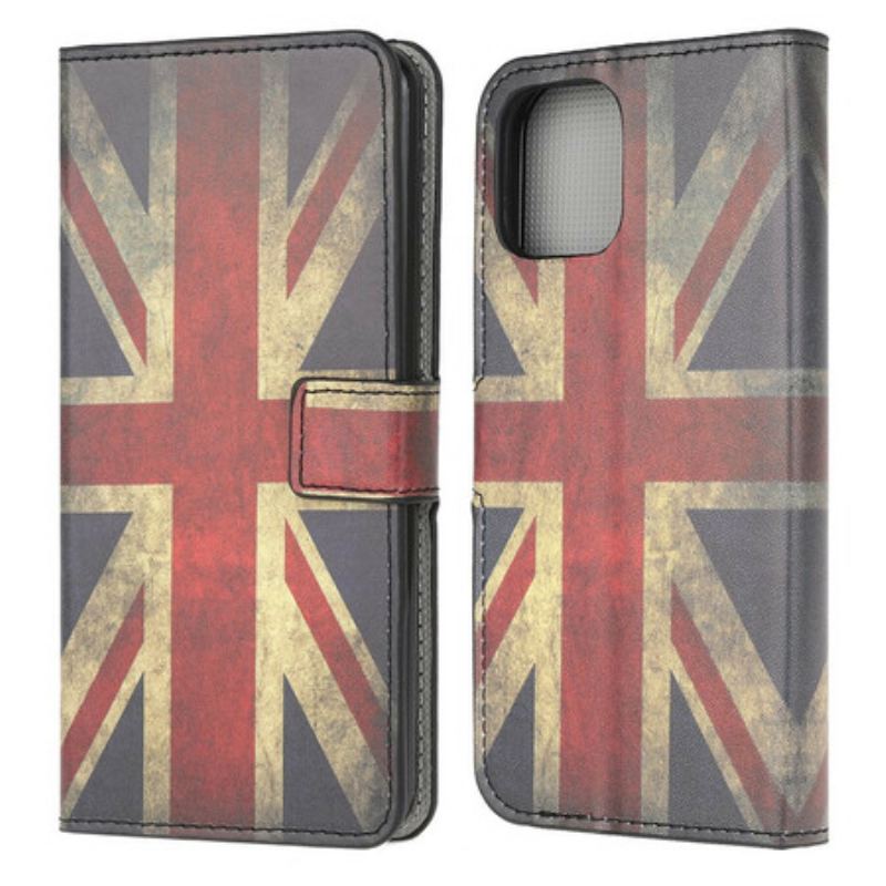 Flip Cover iPhone 13 Mini England Flag