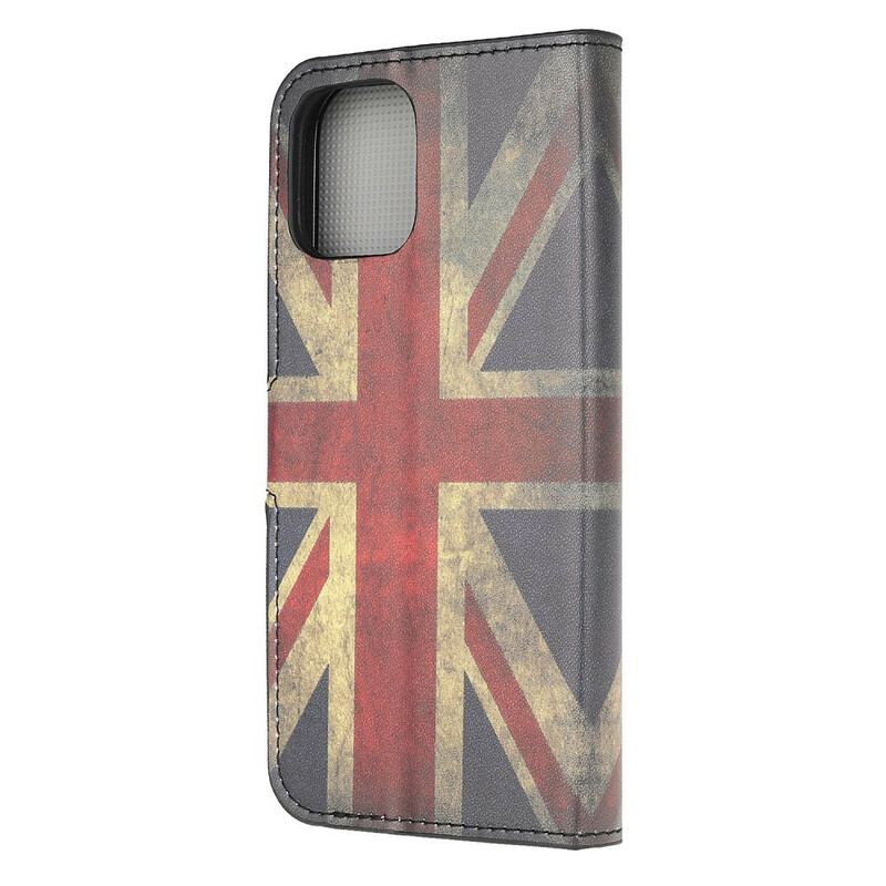 Flip Cover iPhone 13 Mini England Flag