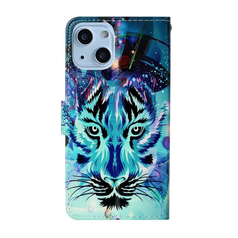 Flip Cover iPhone 13 Mini Ice Tiger