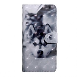 Flip Cover iPhone 13 Mini Lys Spot Hunden Gustave