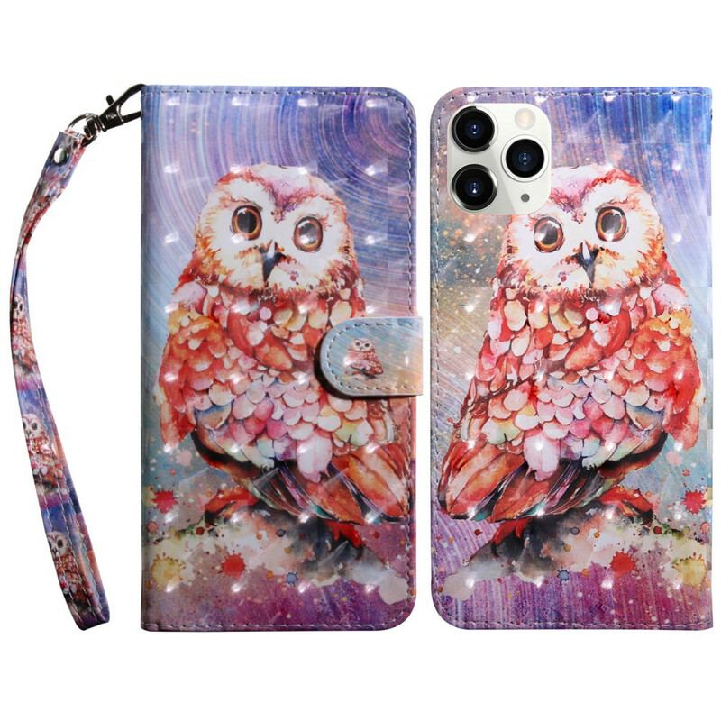 Flip Cover iPhone 13 Mini Lysplet Germain The Owl