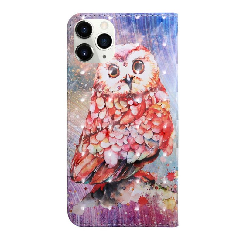 Flip Cover iPhone 13 Mini Lysplet Germain The Owl