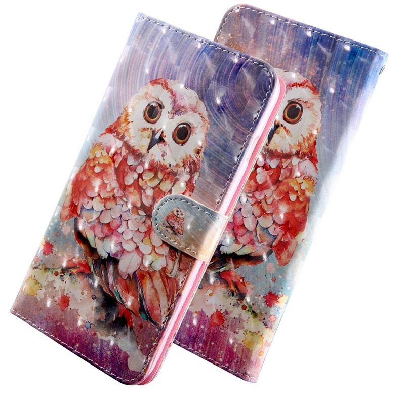 Flip Cover iPhone 13 Mini Lysplet Germain The Owl