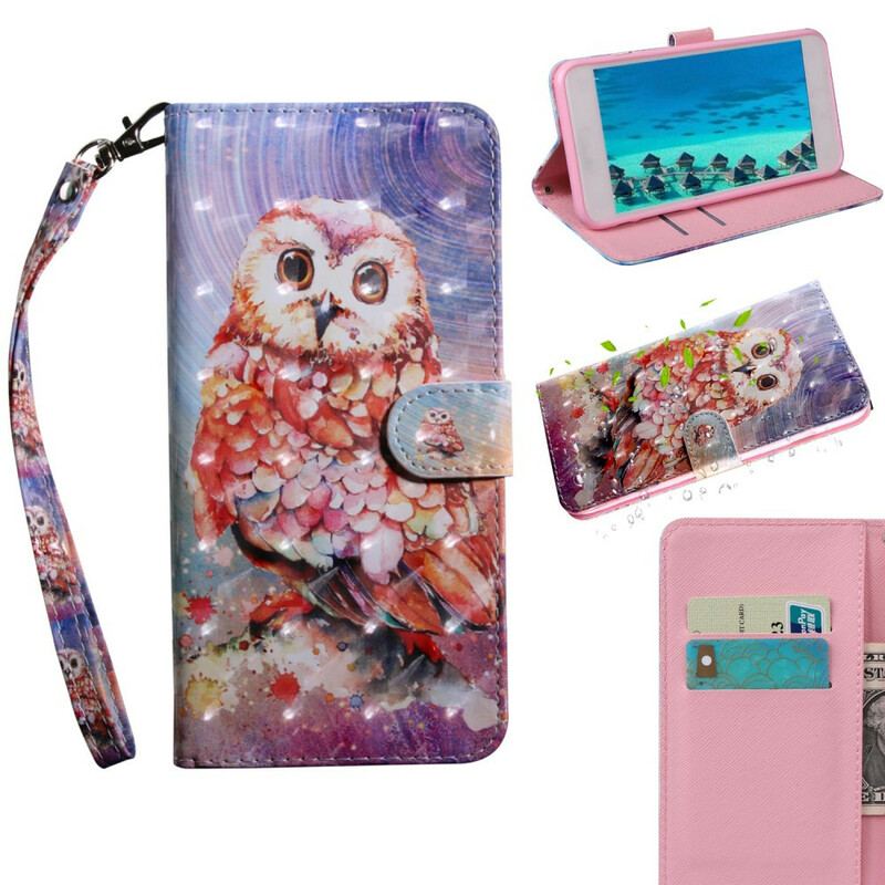 Flip Cover iPhone 13 Mini Lysplet Germain The Owl