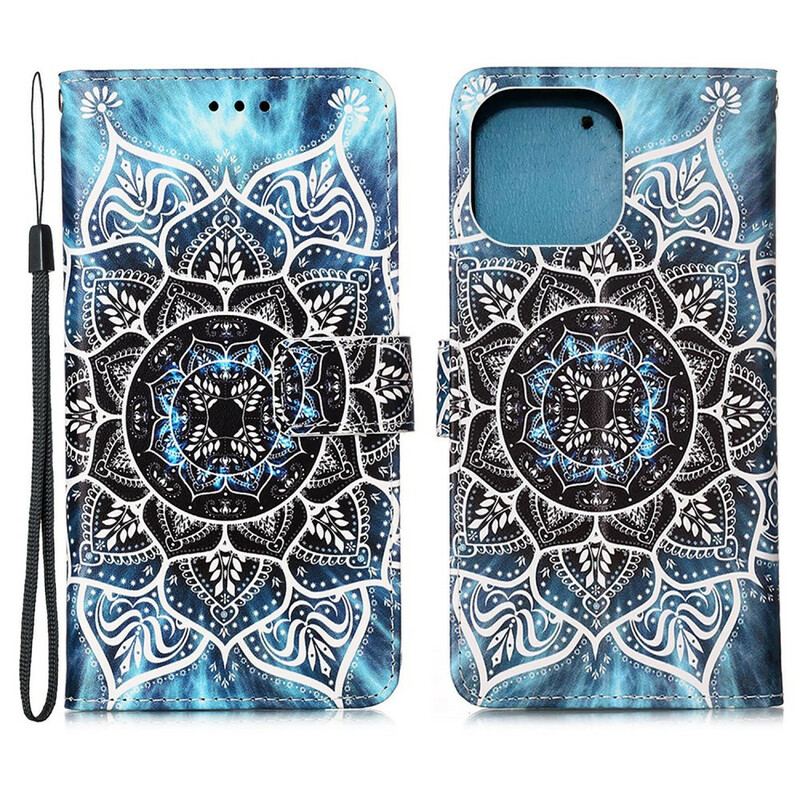 Flip Cover iPhone 13 Mini Mandala I Himlen