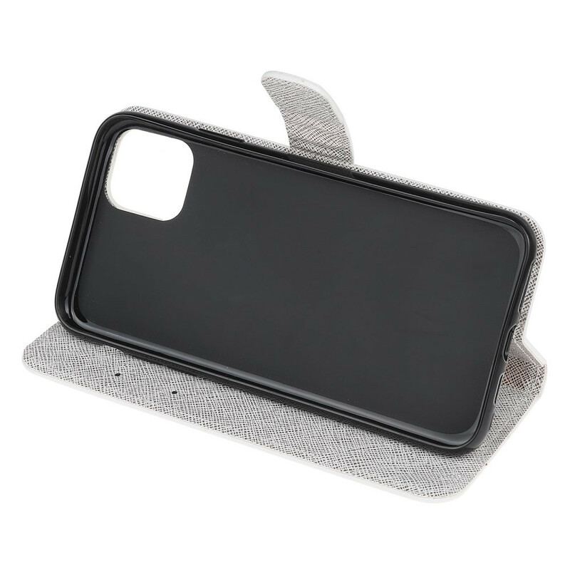 Flip Cover iPhone 13 Mini Med Snor Fjer Med Snor