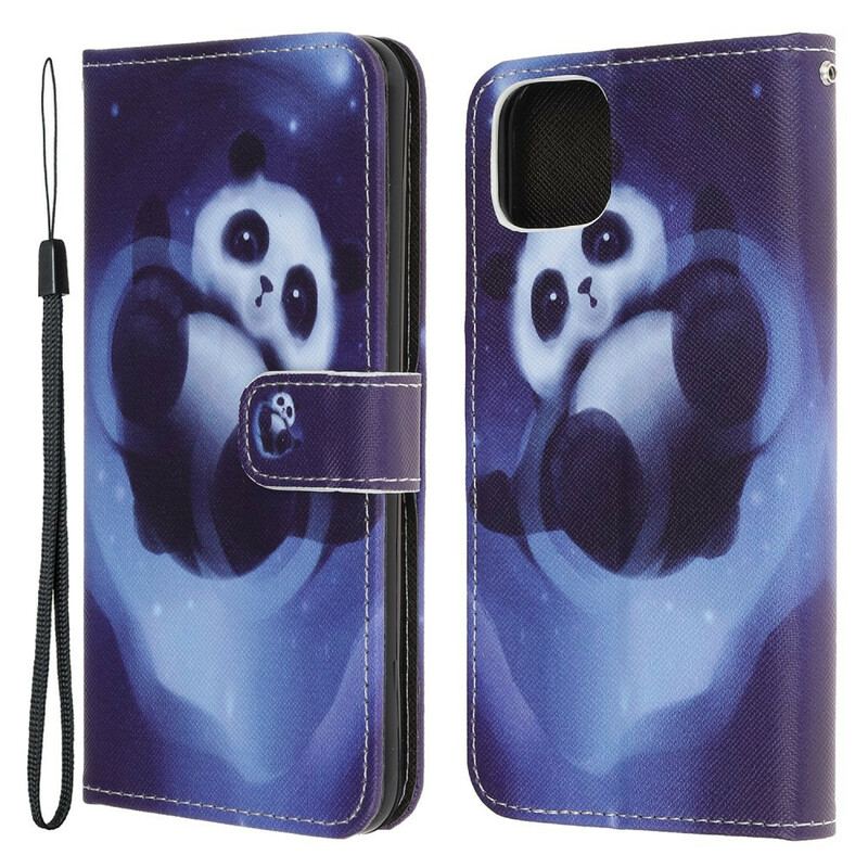 Flip Cover iPhone 13 Mini Panda Space