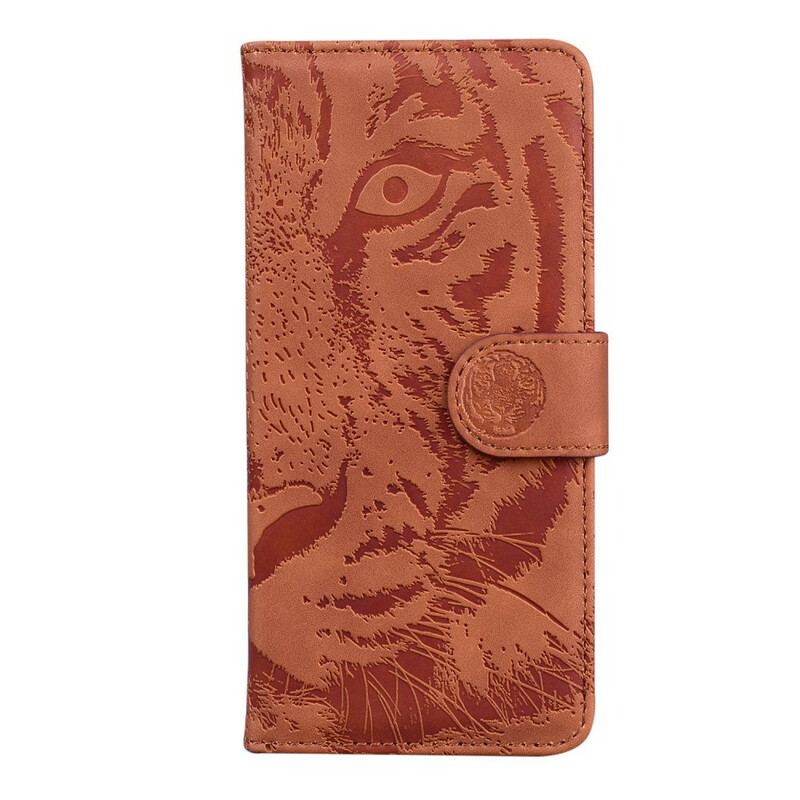 Flip Cover iPhone 13 Mini Tiger Ansigtsprint