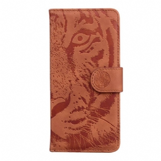 Flip Cover iPhone 13 Mini Tiger Ansigtsprint