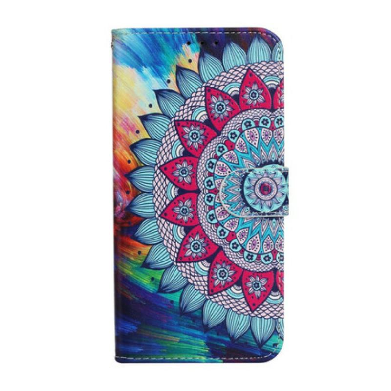 Læder Cover iPhone 13 Mini Ultra Farverig Mandala