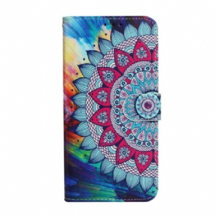 Læder Cover iPhone 13 Mini Ultra Farverig Mandala