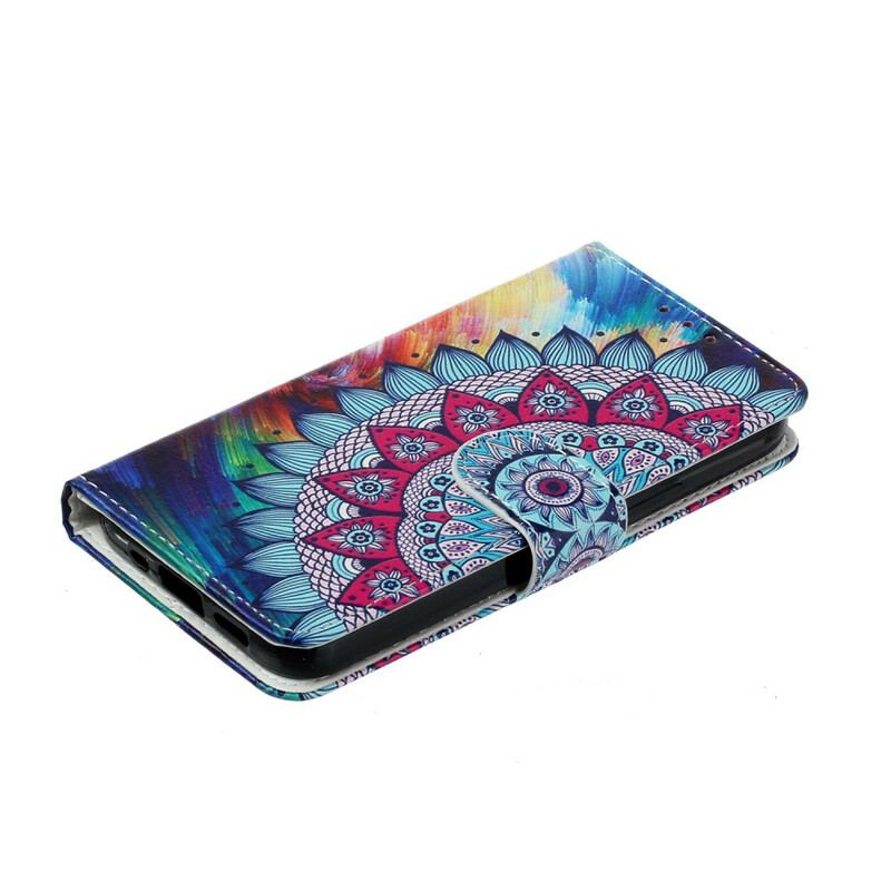 Læder Cover iPhone 13 Mini Ultra Farverig Mandala