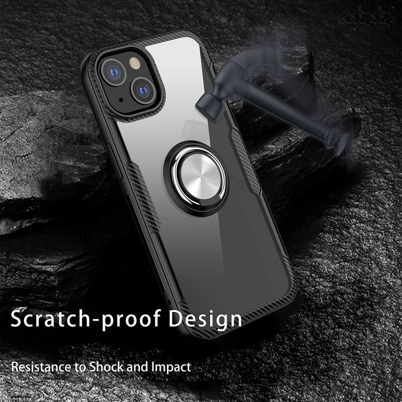 Mobilcover iPhone 13 Mini Carbon Fiber Metal Ring