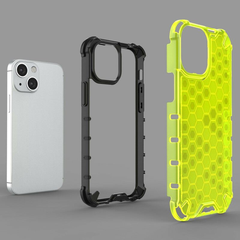 Mobilcover iPhone 13 Mini Honeycomb Stil