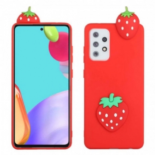 Cover Samsung Galaxy A33 5G 3d Jordbær