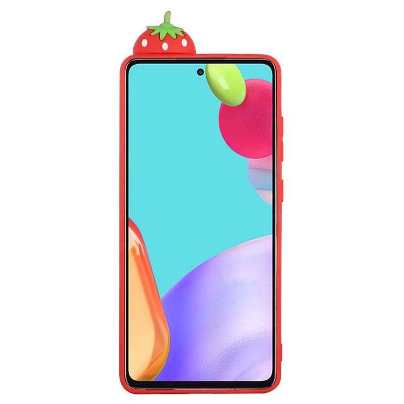 Cover Samsung Galaxy A33 5G 3d Jordbær