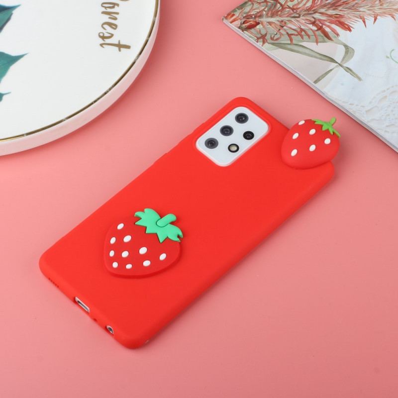 Cover Samsung Galaxy A33 5G 3d Jordbær