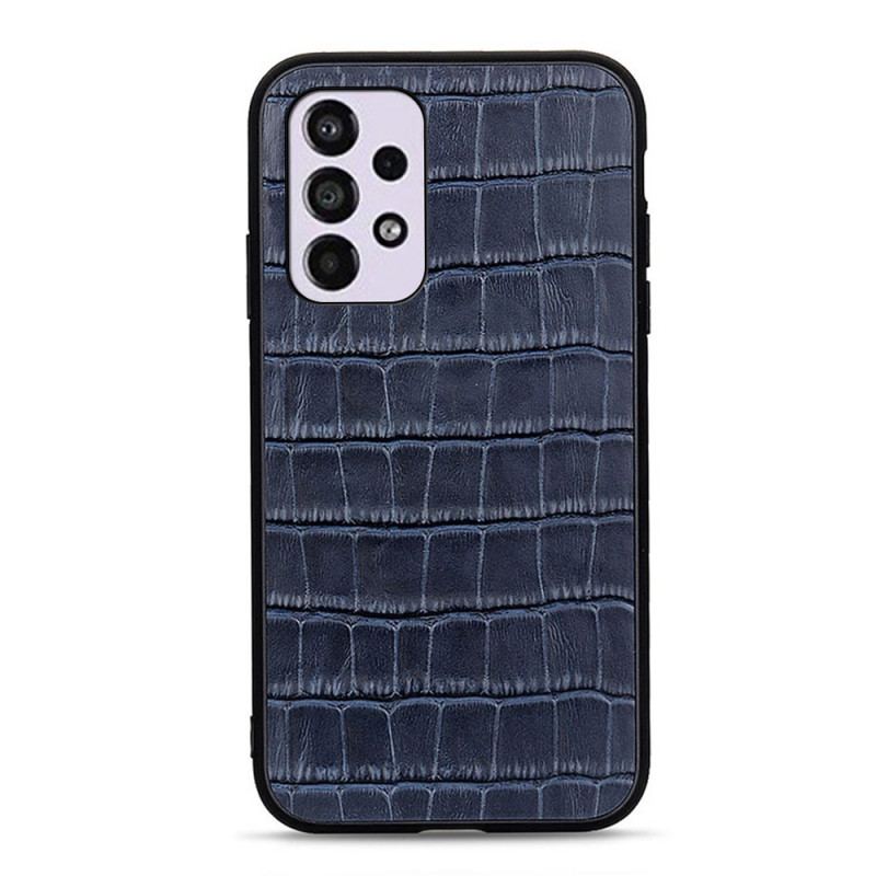 Cover Samsung Galaxy A33 5G Ægte Crocodile Texture Læder