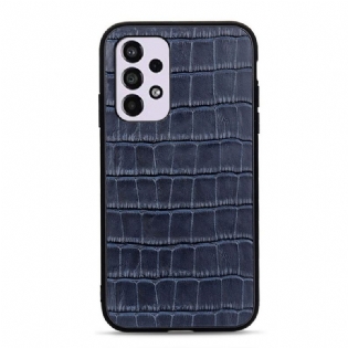 Cover Samsung Galaxy A33 5G Ægte Crocodile Texture Læder