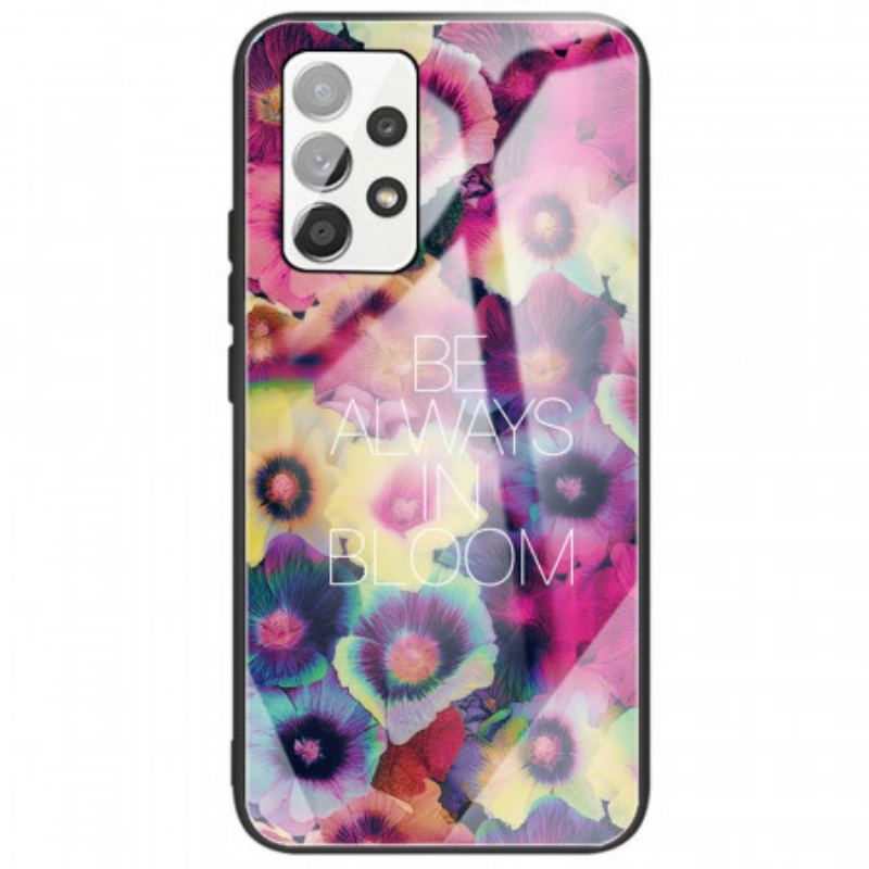 Cover Samsung Galaxy A33 5G Be Always In Bloom Hærdet Glas