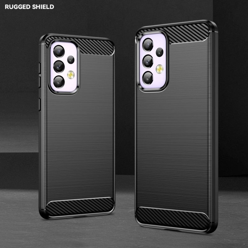 Cover Samsung Galaxy A33 5G Børstet Kulfiber