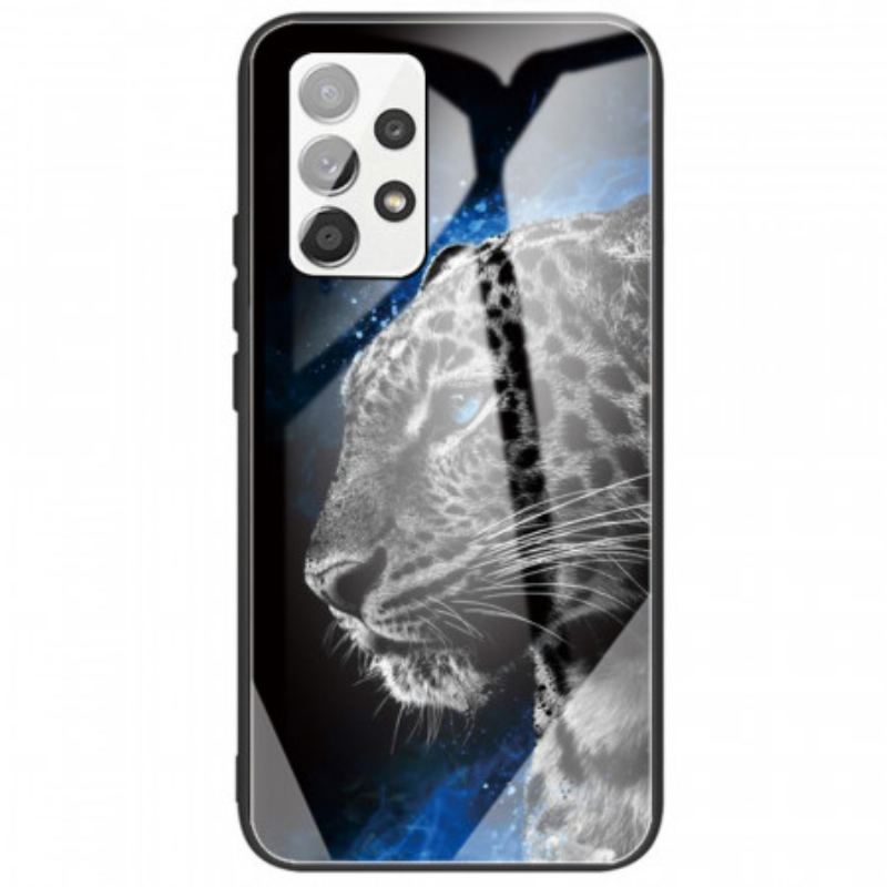 Cover Samsung Galaxy A33 5G Feline Face Hærdet Glas