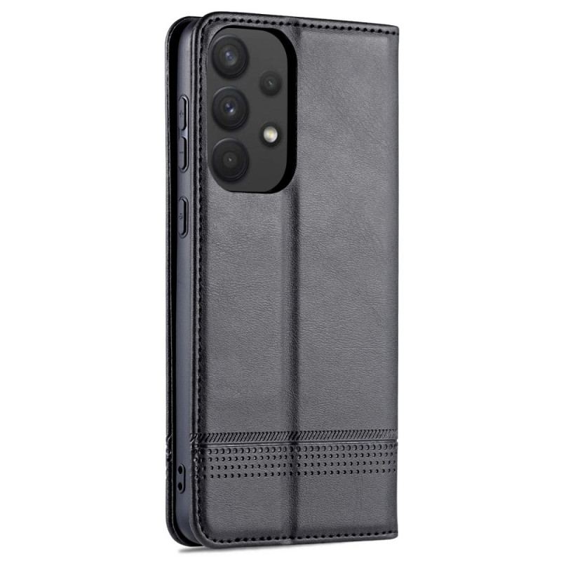 Cover Samsung Galaxy A33 5G Flip Cover Azns Imiteret Læder