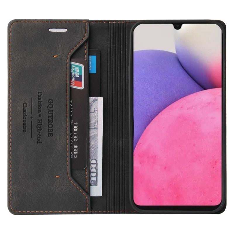 Cover Samsung Galaxy A33 5G Flip Cover Kunstlæder Gq.utrobe