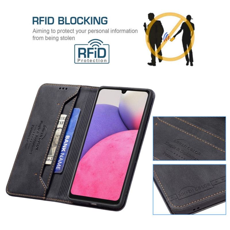 Cover Samsung Galaxy A33 5G Flip Cover Rfid Syning Binfen Farve