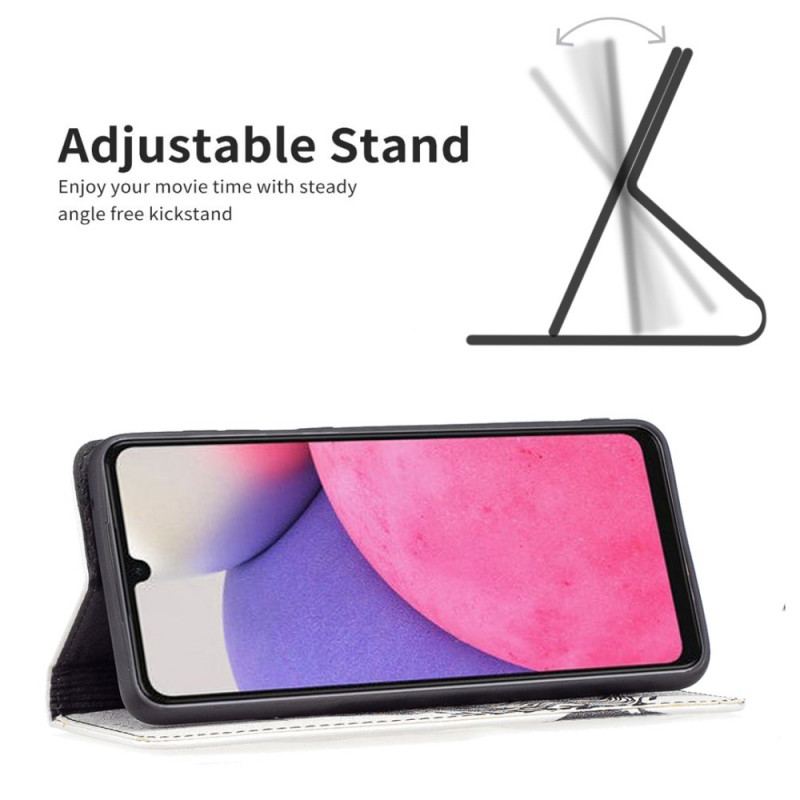 Cover Samsung Galaxy A33 5G Flip Cover Smuk Hår