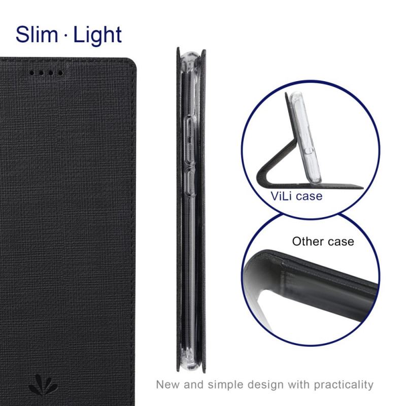 Cover Samsung Galaxy A33 5G Flip Cover Tekstureret Vili Dmx-serien