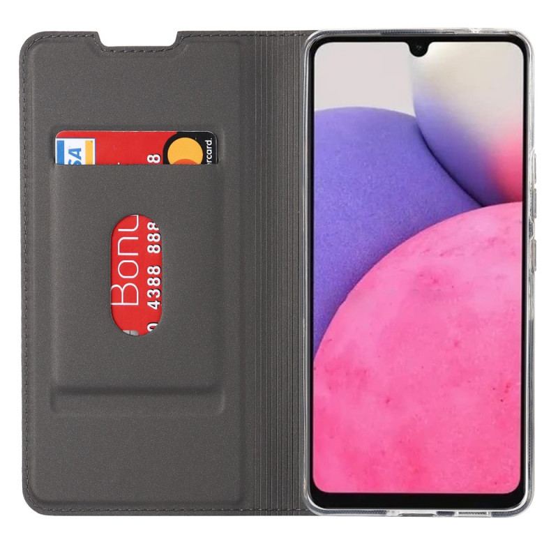 Cover Samsung Galaxy A33 5G Flip Cover Ultra Fin Læderstil