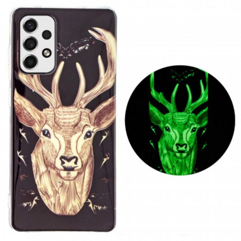 Cover Samsung Galaxy A33 5G Fluorescerende Majestic Deer