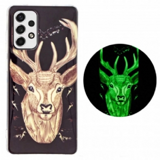 Cover Samsung Galaxy A33 5G Fluorescerende Majestic Deer