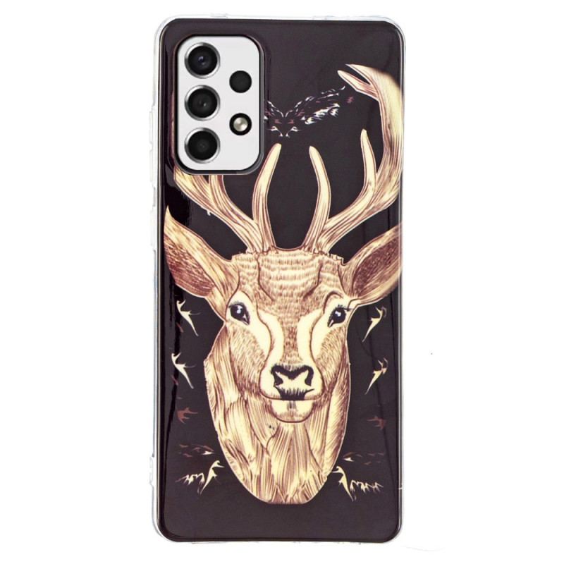 Cover Samsung Galaxy A33 5G Fluorescerende Majestic Deer