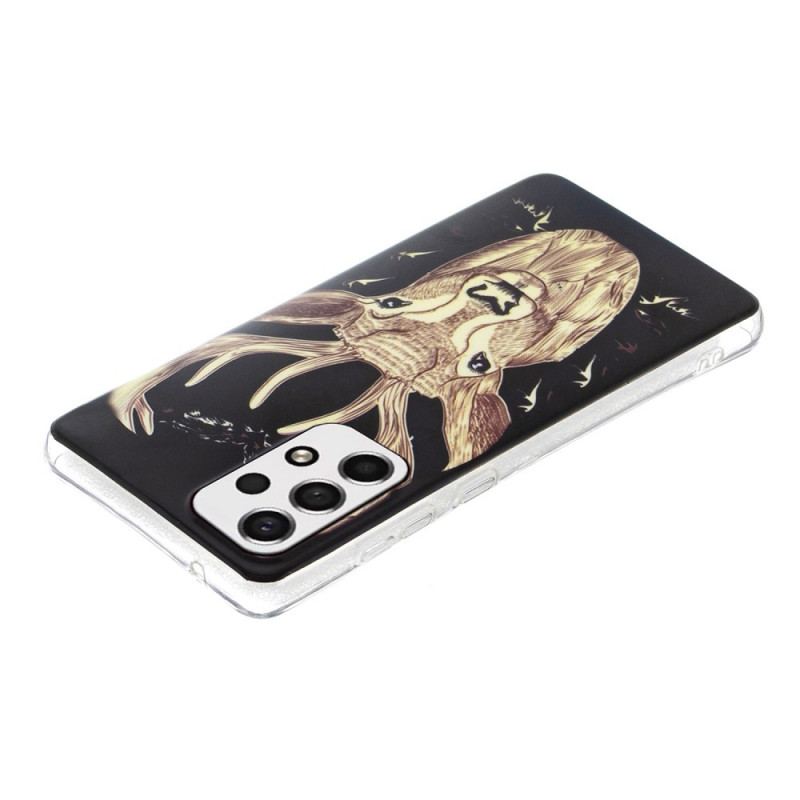 Cover Samsung Galaxy A33 5G Fluorescerende Majestic Deer