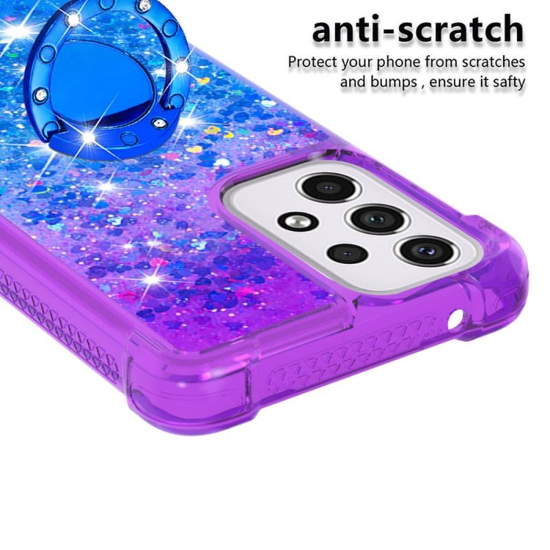 Cover Samsung Galaxy A33 5G Glitter Ring-bracket