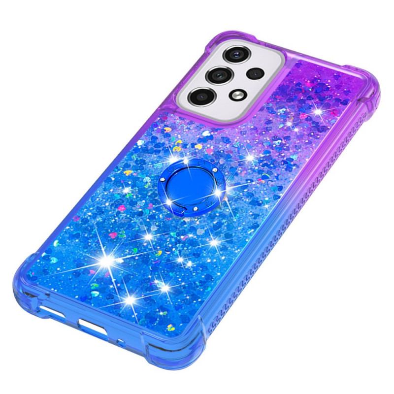 Cover Samsung Galaxy A33 5G Glitter Ring-bracket