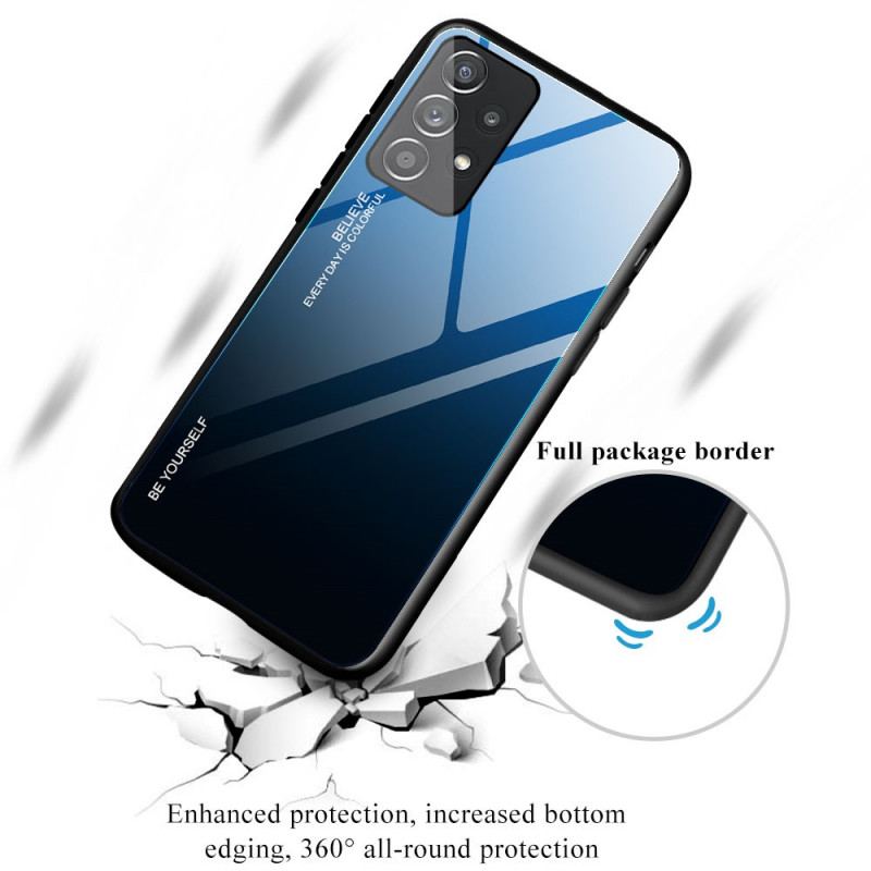 Cover Samsung Galaxy A33 5G Hærdet Glas Vær Dig Selv