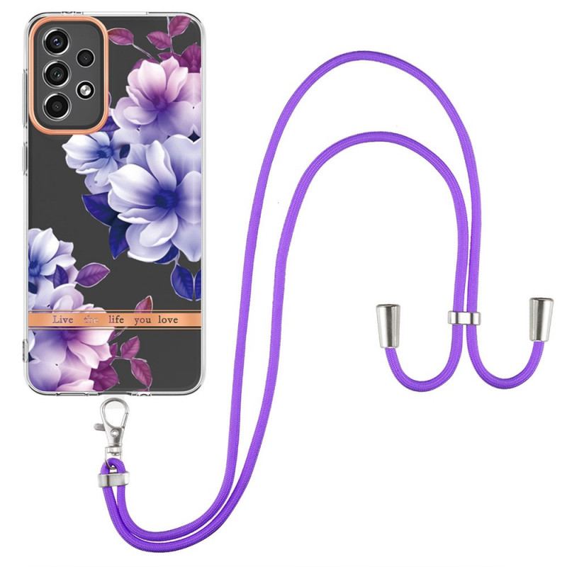 Cover Samsung Galaxy A33 5G Med Snor Blomstersnor