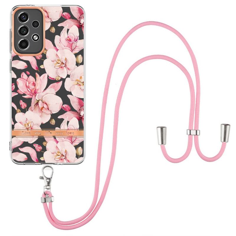 Cover Samsung Galaxy A33 5G Med Snor Blomstersnor