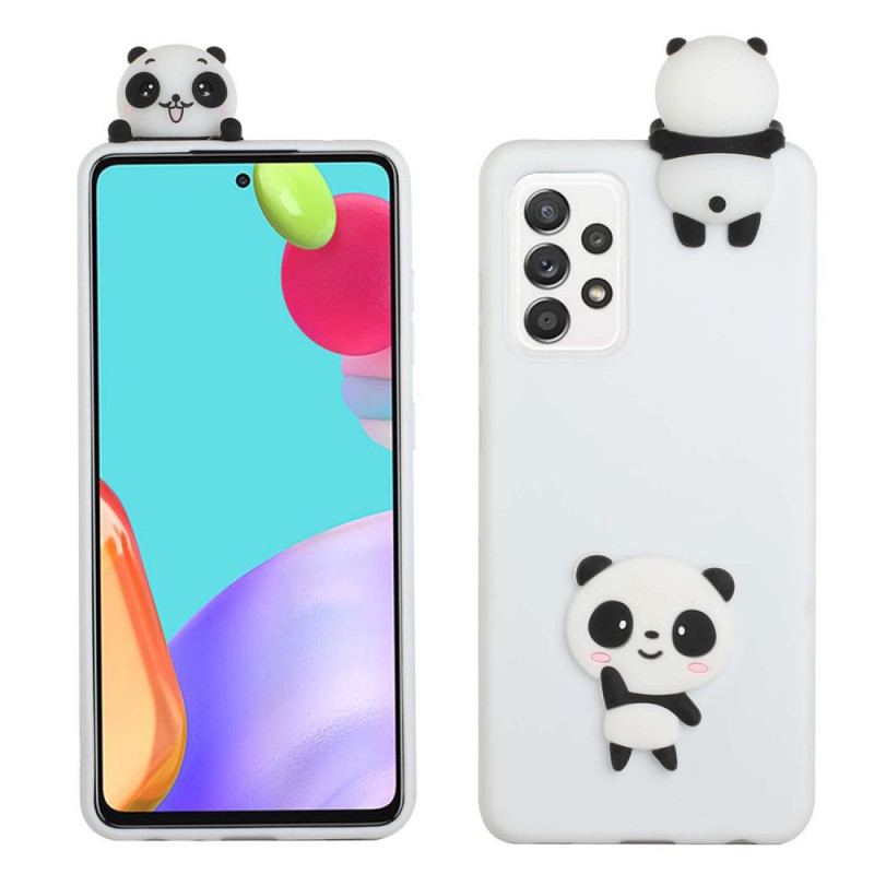 Cover Samsung Galaxy A33 5G Min Panda 3d