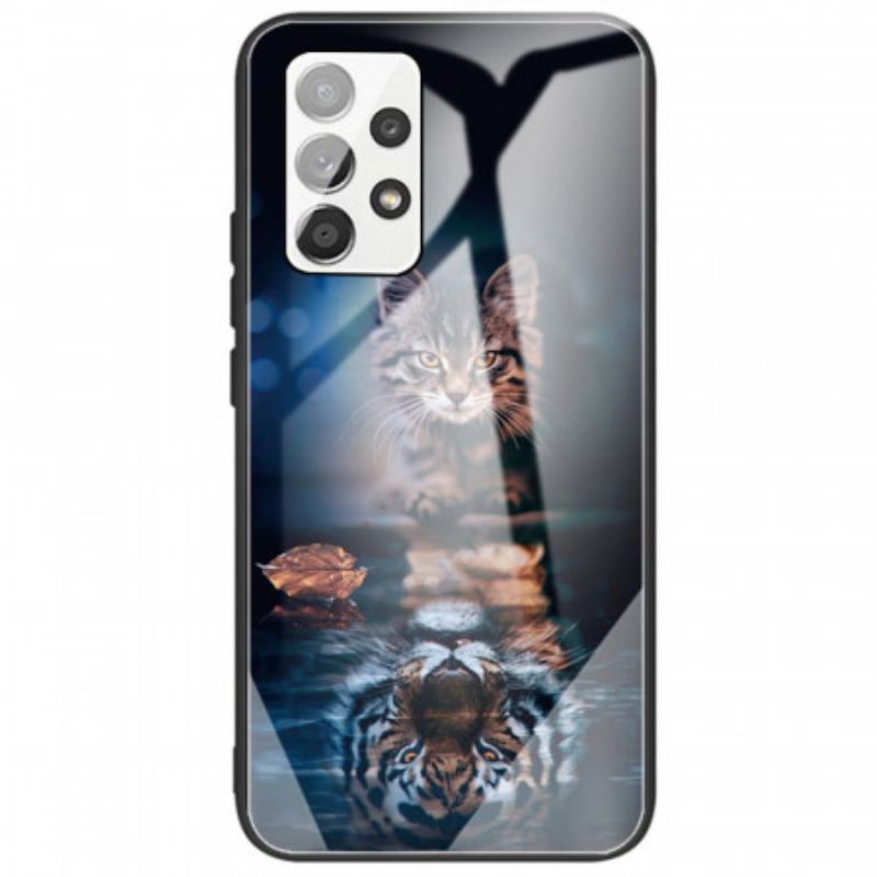 Cover Samsung Galaxy A33 5G Mit Tiger Hærdet Glas