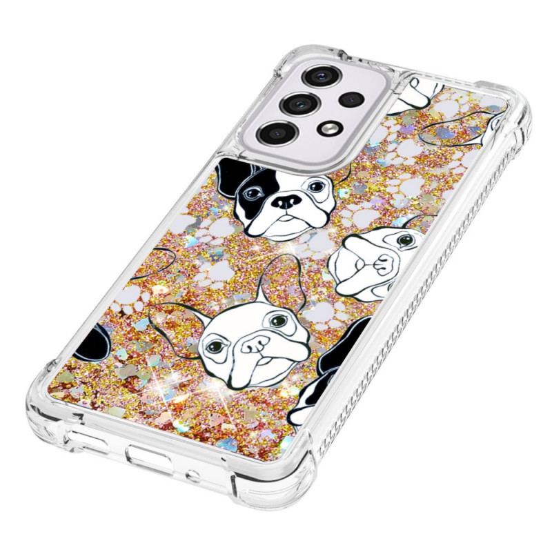 Cover Samsung Galaxy A33 5G Mr Hunde Pailletter