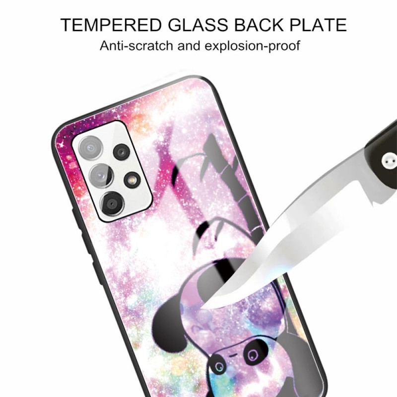 Cover Samsung Galaxy A33 5G Panda Hærdet Glas