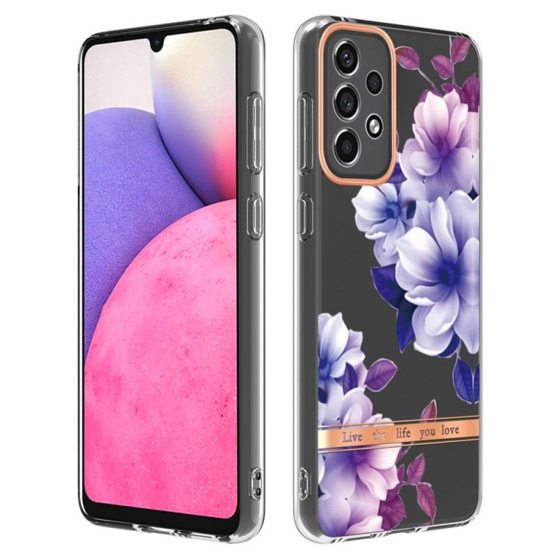 Cover Samsung Galaxy A33 5G Sømløs Blomster